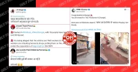 बंगाल में भाजपा कार्यकर्ताओं द्वारा आगजनी और तोड़फोड़ का दावा गलत है